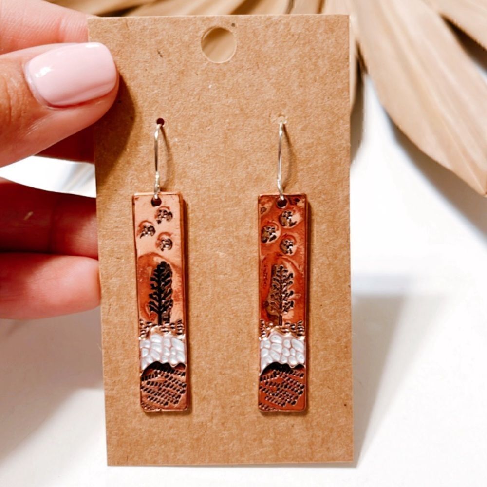 Boho dangle earrings #1161
